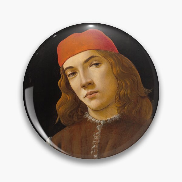 Item preview, Portrait of a Young Man in Red Cap designed and sold by artofuniverse.