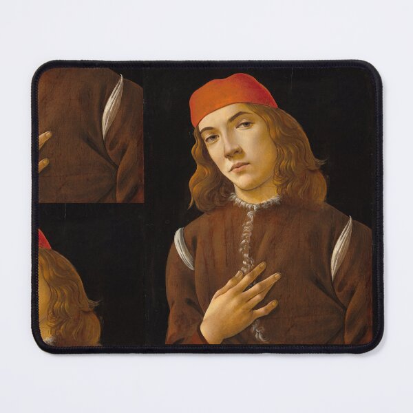 Item preview, Portrait of a Young Man in Red Cap designed and sold by artofuniverse.