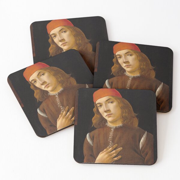 Item preview, Portrait of a Young Man in Red Cap designed and sold by artofuniverse.