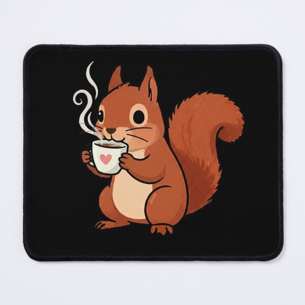 Item preview, Squirrel coffee - cute, funny gifts for coffee lovers designed and sold by ewicraft.