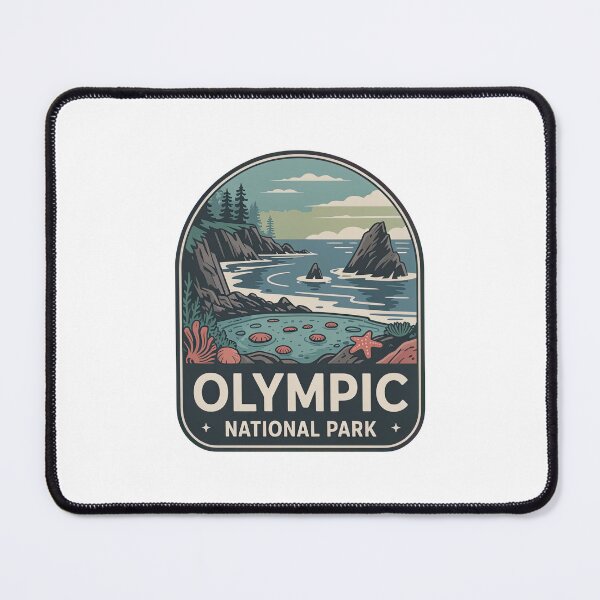 Item preview, Olympic National Park Vintage Travel Badge designed and sold by Teelogic.