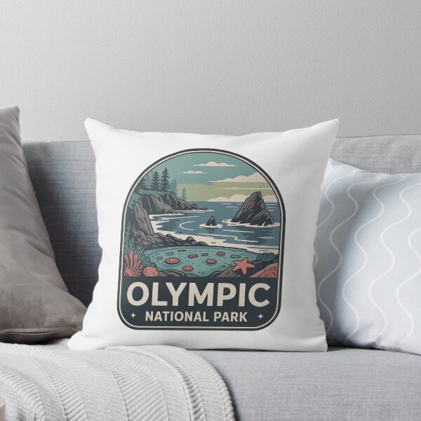Item preview, Olympic National Park Vintage Travel Badge designed and sold by Teelogic.
