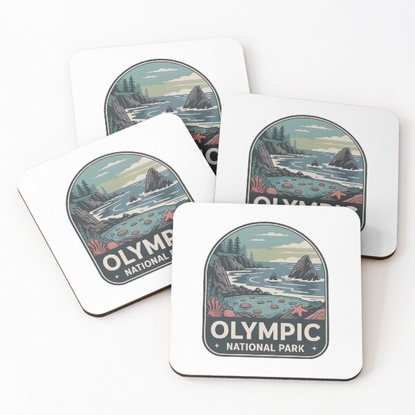 Item preview, Olympic National Park Vintage Travel Badge designed and sold by Teelogic.