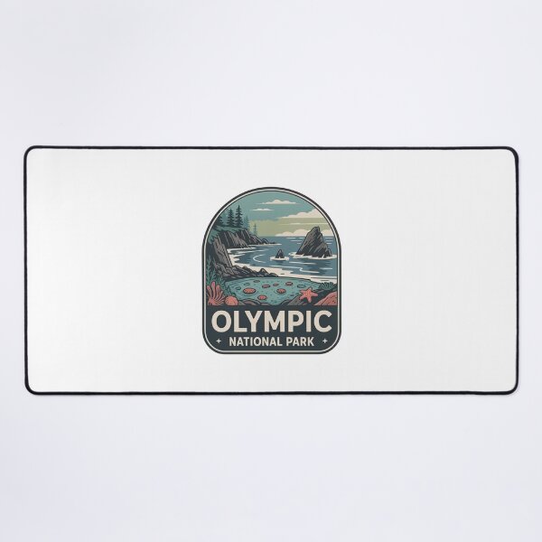 Item preview, Olympic National Park Vintage Travel Badge designed and sold by Teelogic.