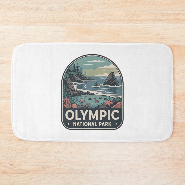 Item preview, Olympic National Park Vintage Travel Badge designed and sold by Teelogic.