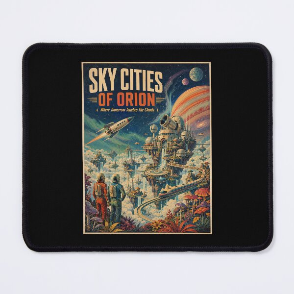 Item preview, Retro Sky Cities of Orion designed and sold by HoopeStylee.