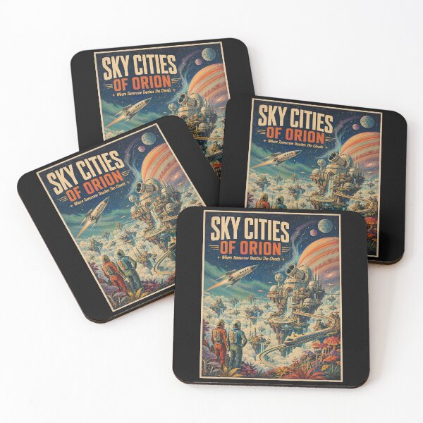 Item preview, Retro Sky Cities of Orion designed and sold by HoopeStylee.
