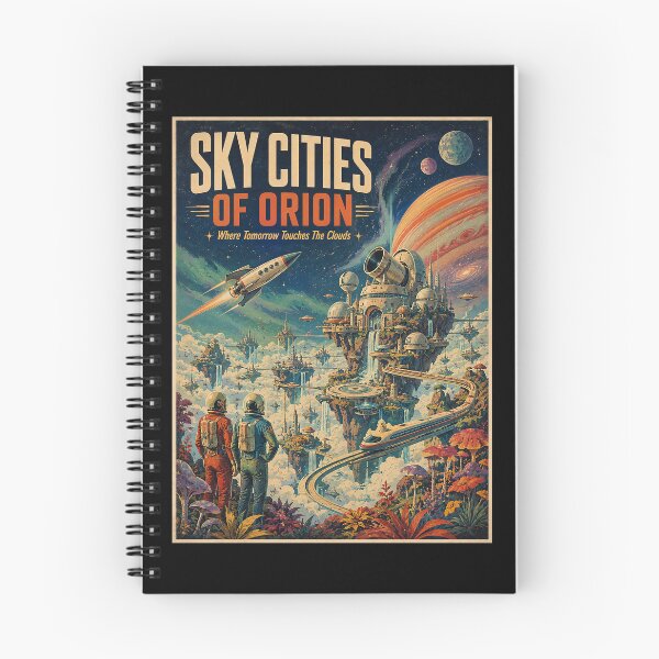Item preview, Retro Sky Cities of Orion designed and sold by HoopeStylee.