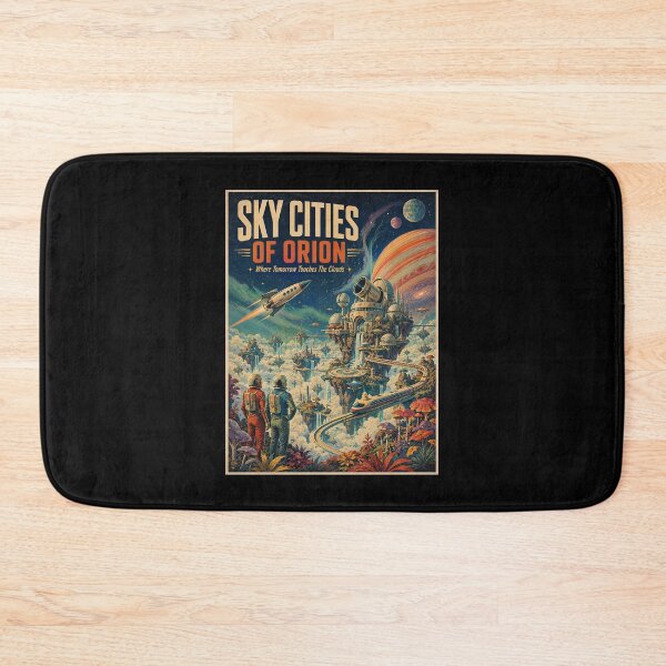 Item preview, Retro Sky Cities of Orion designed and sold by HoopeStylee.