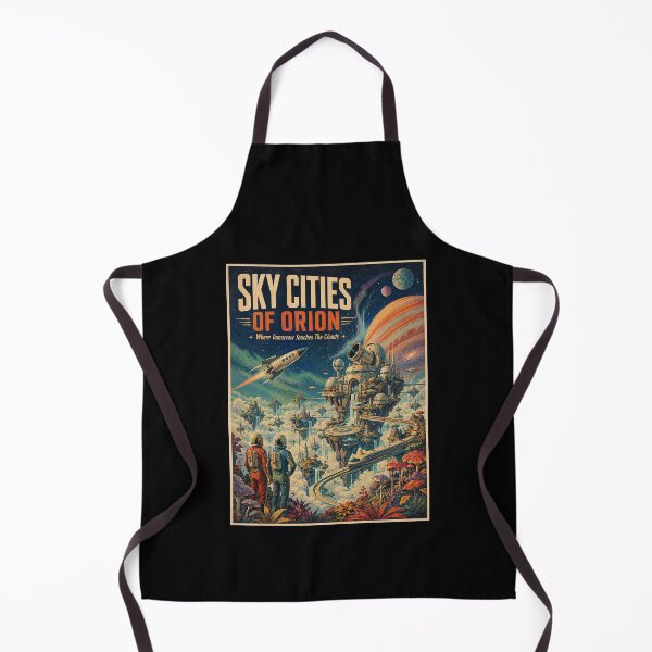 Item preview, Retro Sky Cities of Orion designed and sold by HoopeStylee.