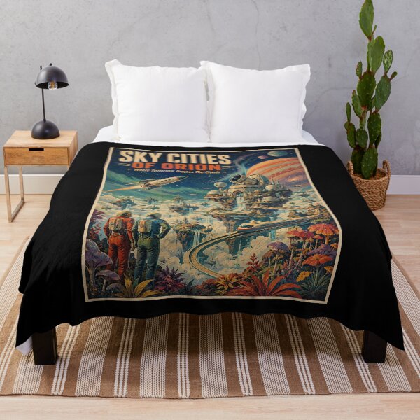Item preview, Retro Sky Cities of Orion designed and sold by HoopeStylee.