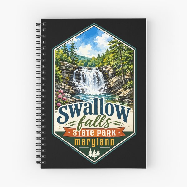 Item preview, Swallow Falls State Park Watercolor designed and sold by TomFrontierArt.