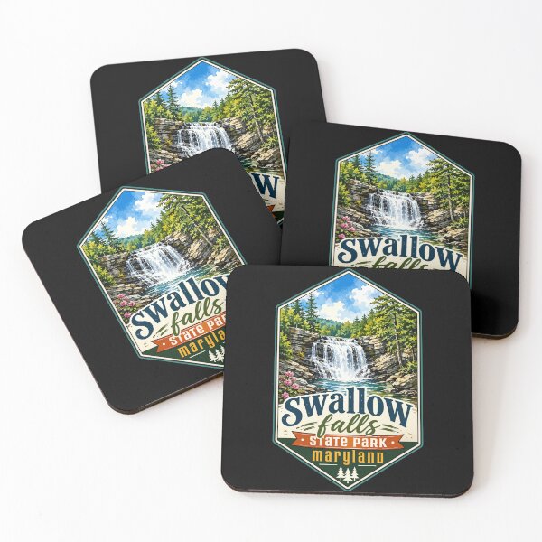 Item preview, Swallow Falls State Park Watercolor designed and sold by TomFrontierArt.