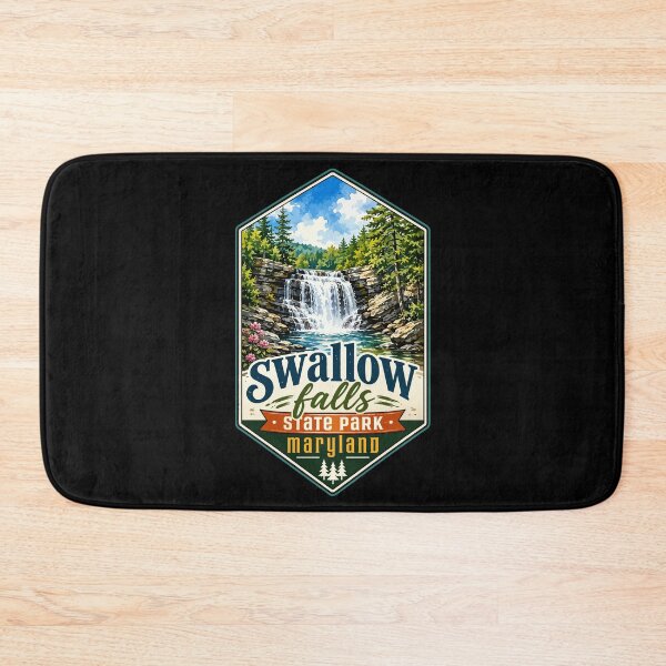 Item preview, Swallow Falls State Park Watercolor designed and sold by TomFrontierArt.