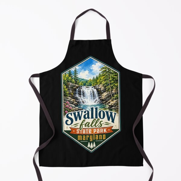 Item preview, Swallow Falls State Park Watercolor designed and sold by TomFrontierArt.
