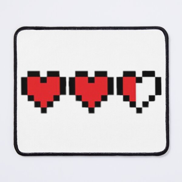 Item preview, Pixel Art Pixelated Hearts Health Bar 8 Bit designed and sold by Koussgh.