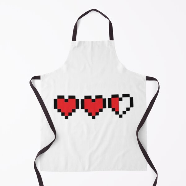 Item preview, Pixel Art Pixelated Hearts Health Bar 8 Bit designed and sold by Koussgh.