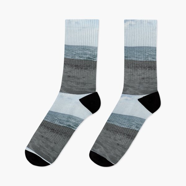 Item preview, Moody Coastal Seascape Ocean Art Print designed and sold by KaleChub.