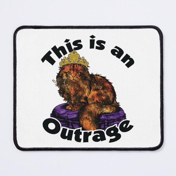 Item preview, This Is an Outrage – Princess Donut designed and sold by Leslie Makes Art & Crafts.