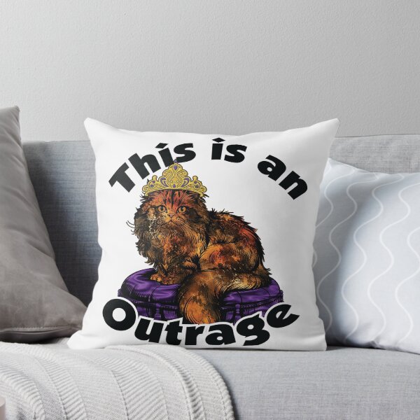 Item preview, This Is an Outrage – Princess Donut designed and sold by Leslie Makes Art & Crafts.