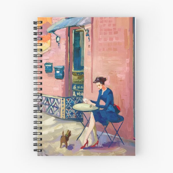 Item preview, Vintage French Cafe Pink Background Print designed and sold by CARRAANN.