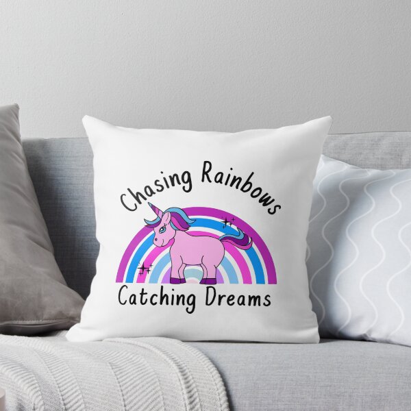 Item preview, Inspirational Quotes Unicorn Chasing Rainbows designed and sold by Sartoris Art.