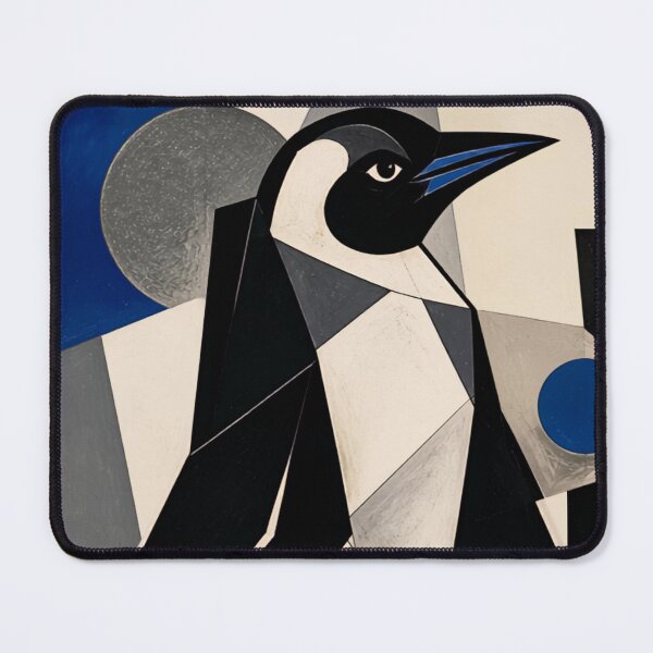 Item preview, Cubist Penguin Abstract Geometric Animal designed and sold by inkaylindesign.