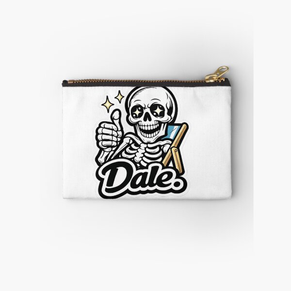 Item preview, Cute Skeleton Window Cleaner Sticker – "Dale." Funny Spanish Kawaii Cleaning Skull Vinyl Decal designed and sold by SkeletonMood.
