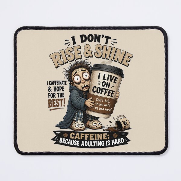 Item preview, I Don't Rise and Shine Coffee designed and sold by SHHCreations.