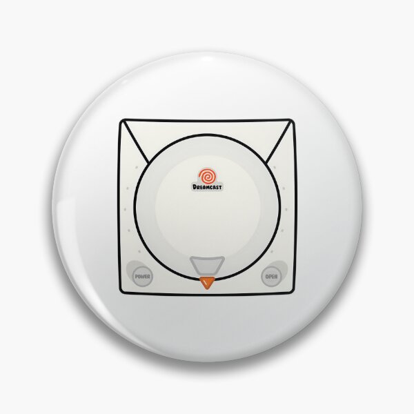 Item preview, Dreamcast Console Sticker  Retro Gaming Aesthetic Vinyl Design designed and sold by MakebyTHs.