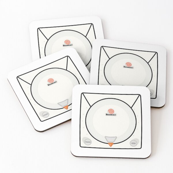 Item preview, Dreamcast Console Sticker  Retro Gaming Aesthetic Vinyl Design designed and sold by MakebyTHs.