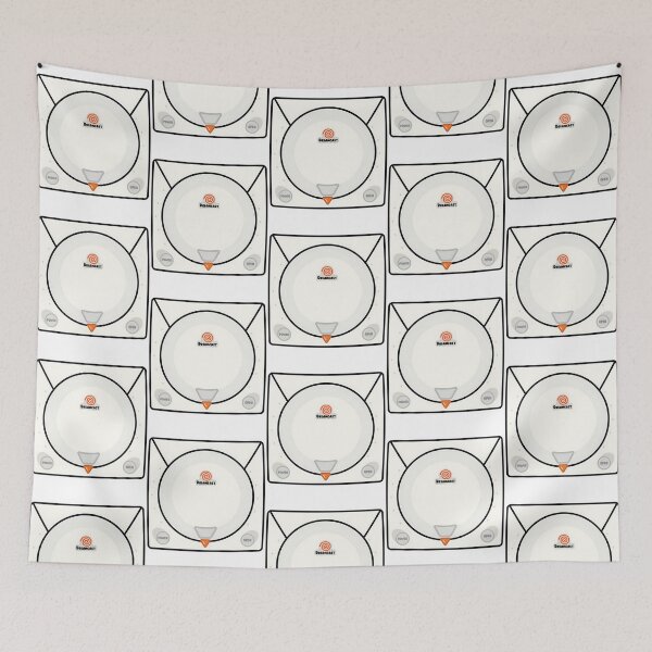 Item preview, Dreamcast Console Sticker  Retro Gaming Aesthetic Vinyl Design designed and sold by MakebyTHs.