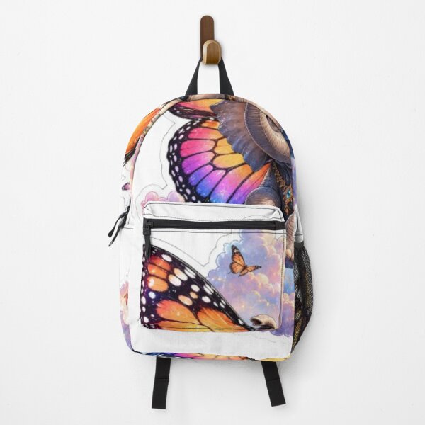 Item preview, Cute Flying Baby Elephant with Butterfly Wings in Pastel Clouds designed and sold by @VIRAT DESIGNER@.