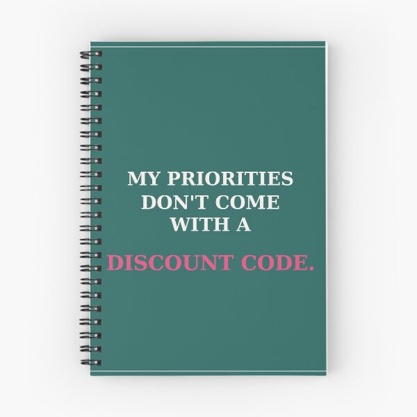 Item preview, My priorities don't come with a discount code - Values quote designed and sold by VYNCERA.