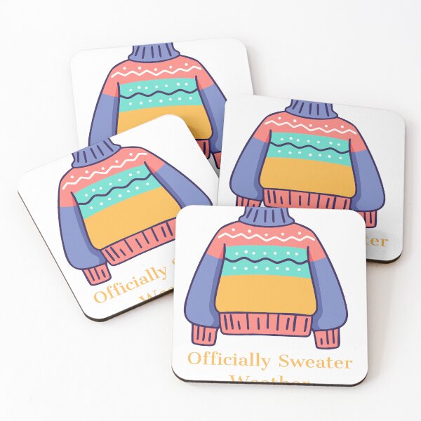 Aperçu de l'œuvre C'est officiellement le temps des pulls ! créée et vendue par Hey Golden Fly.
