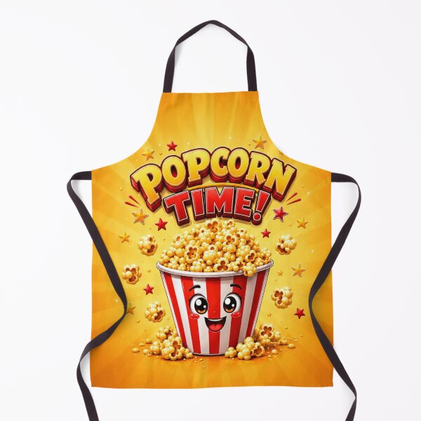 Item preview, Retro Popcorn Time Cartoon Design designed and sold by Pure Craft.