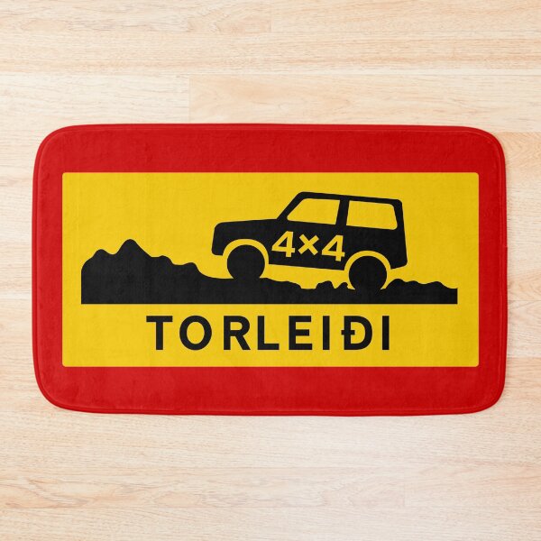 Item preview, Mountin Road (Torleiði) - Icelandic Road Sign designed and sold by Signs of Iceland.