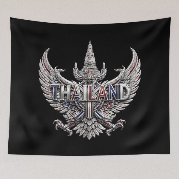 Item preview, Thailand Thai Flag Design, Thailand Flag Shirt, Thai Pride, Red White Blue Flag, Bangkok Thailand, Thai Heritage, Southeast Asia, National Pride Graphic designed and sold by Typologystudios.