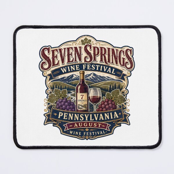 Item preview, Seven Springs Wine Festival Pennsylvania Celebration designed and sold by Combat Skies.