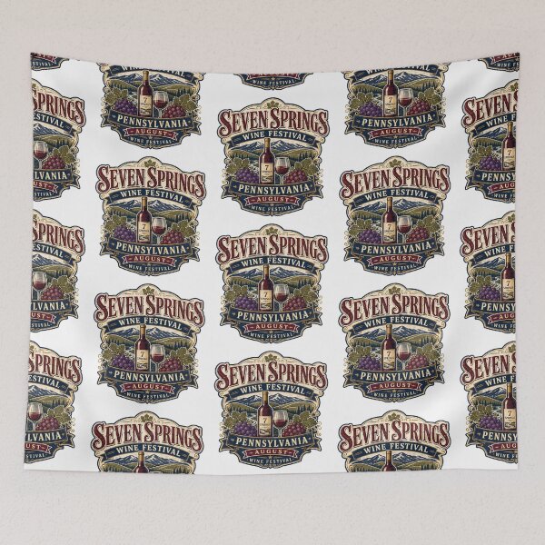 Item preview, Seven Springs Wine Festival Pennsylvania Celebration designed and sold by Combat Skies.