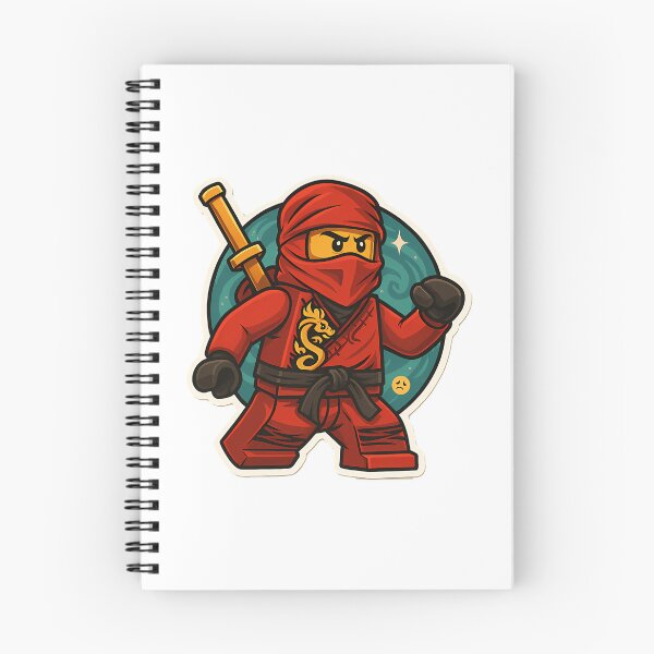Item preview, Bold Ninjago Kai Sticker In Action Pose designed and sold by ParadiseByArt.