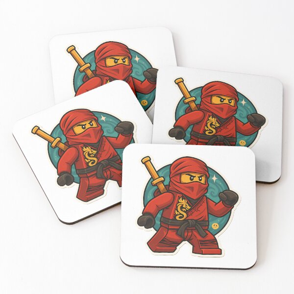 Artikelvorschau, Auffälliger Ninjago Kai-Aufkleber in Aktionspose entworfen und verkauft von ParadiseByArt.