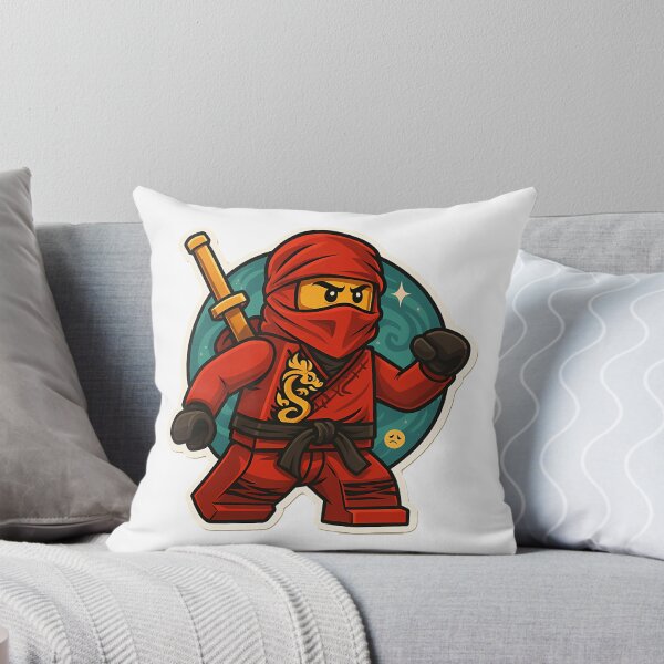Item preview, Bold Ninjago Kai Sticker In Action Pose designed and sold by ParadiseByArt.