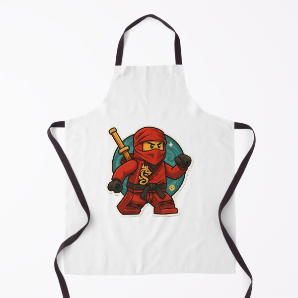 Item preview, Bold Ninjago Kai Sticker In Action Pose designed and sold by ParadiseByArt.
