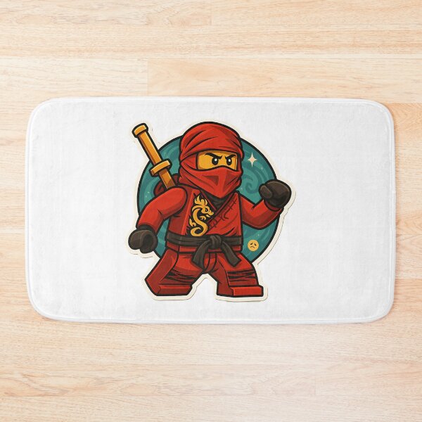 Item preview, Bold Ninjago Kai Sticker In Action Pose designed and sold by ParadiseByArt.