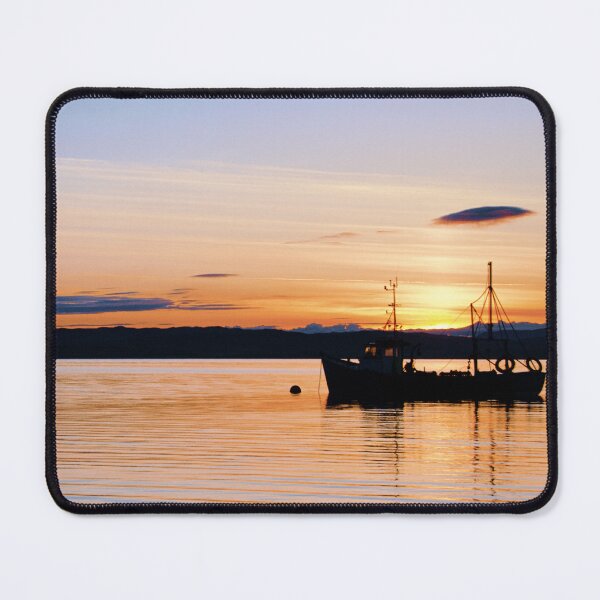Item preview, Fishing Boat at Dawn, Port Charlotte, Islay designed and sold by Kasia Design.