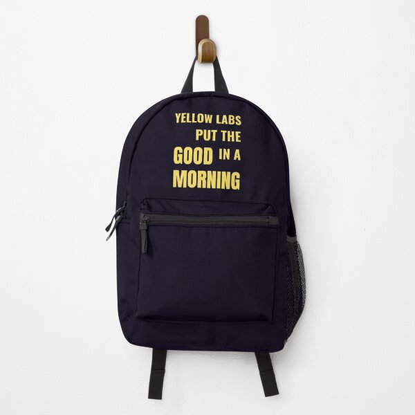 Item preview, Yellow Lab Puppy Dog Morning Coffee Quote designed and sold by PRINTSCHARMINGM.