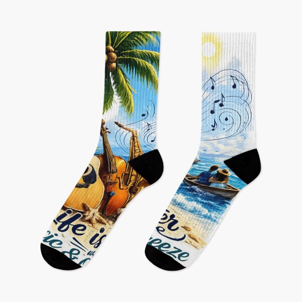 Item preview, Tropical beach music paradise designed and sold by urbanshop7.
