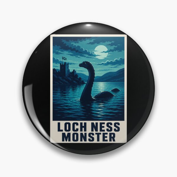 Item preview, Scottish Loch Ness Monster Nessie Pop Art  designed and sold by redsharkuk.