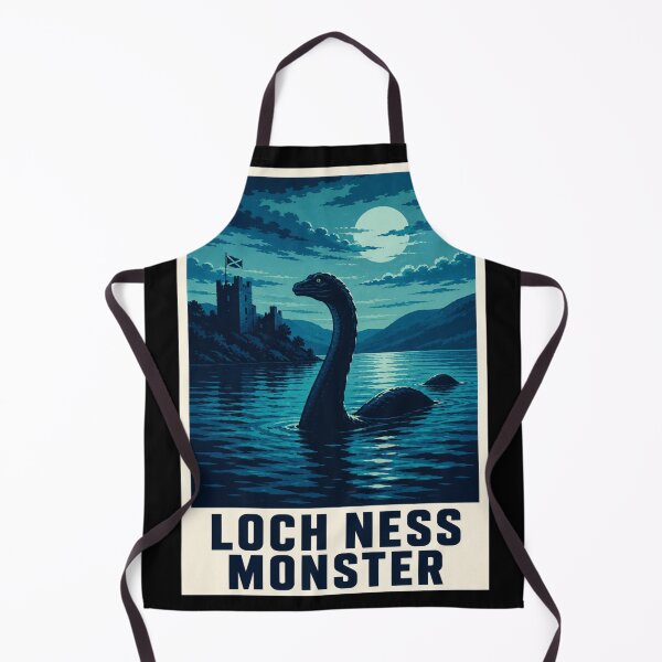 Item preview, Scottish Loch Ness Monster Nessie Pop Art designed and sold by redsharkuk.